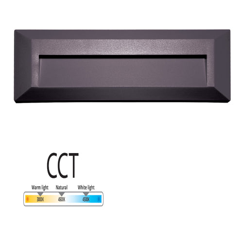 גוף תאורה שבילית לד מלבני הספק 3.5W מוגן IP65 גוון אור 30-45-65 DOWN LIGHT כולל כוונון CCT FETAYA