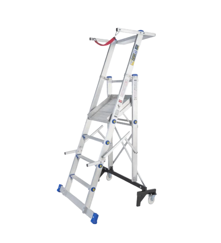 סולם תחזוקה 14 מדרגות מתקפל מקצוענים 218350-2 חגית סולמות חגית