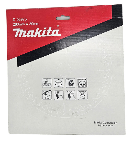 להב לחיתוך אלומיניום "10 - 100 שיניים MAKITA D-03975