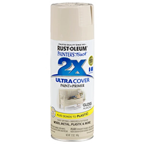 ספריי צבע שקד מבריק + יסוד - 2X ULTRA COVER Gloss Almond Rust-Oleum