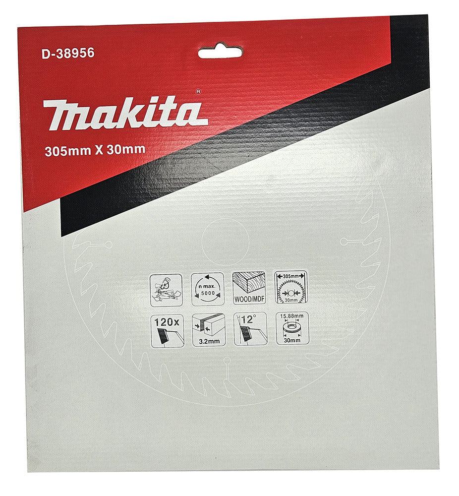להב לעץ "12 (305 מ"מ) - 120 שיניים MAKITA D-38956