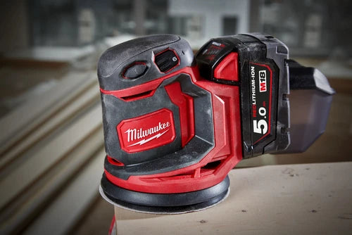 גוף מלטשת אקסצנטרית נטענת Milwaukee M18BOS125 מילווקי - תמונה 2