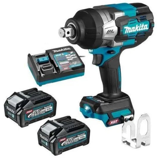 מברגת אימפקט MAKITA TD001G 40V עם 2 סוללות 4Ah ומטען