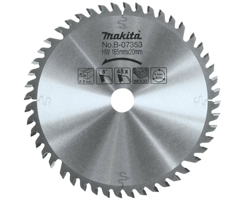 להב למסור B-07353 קצה קרביד MAKITA HW 165mmX20mm