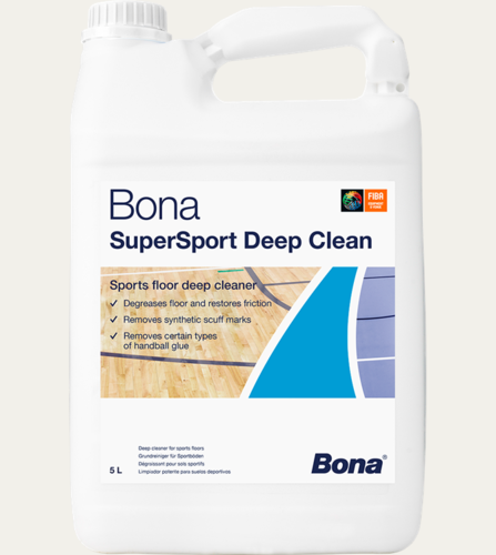 SuperSport Deep Clean חמש ליטר, מנקה רצפות ספורט חזק במיוחד Bona