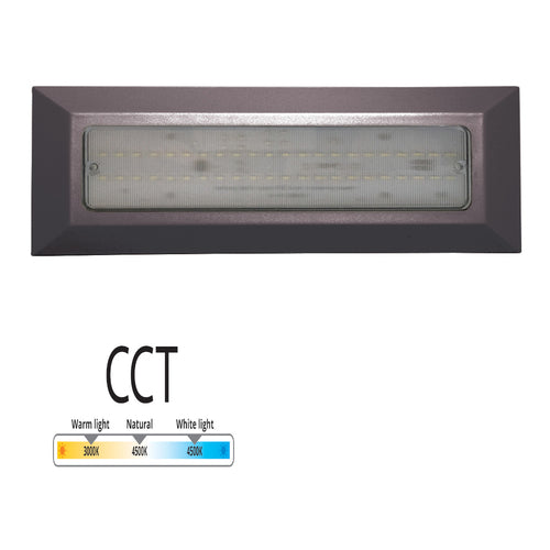 גוף תאורה שבילית לד מלבני הספק 4.4W מוגן IP65 גוון אור 30-45-65 כולל כוונון CCT FETAYA