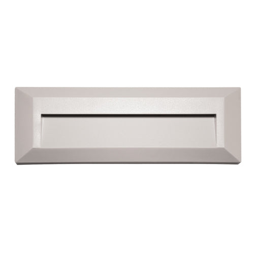 גוף תאורה שבילית לד מלבני הספק 3.5W מוגן IP65 גוון אור חם DOWN LIGHT בצבע לבן FETAYA