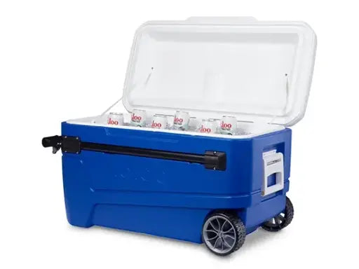 צידנית קשיחה עם גלגלים 104 ליטר דגם SUNSET GLIDE IGLOO