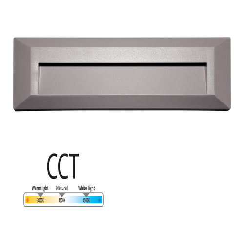 גוף תאורה שבילית לד מלבני הספק 3.5W מוגן IP65 גוון אור 30-45-65 DOWN LIGHT כולל כוונון CCT FETAYA