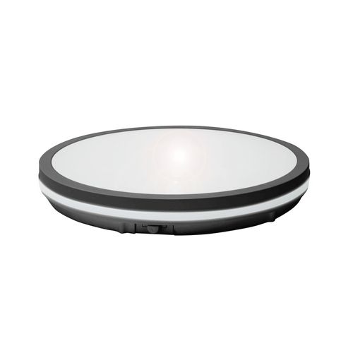 גוף תאורה לד צמוד תקרה בצבע שחור מסדרת OREO הספק 60W עם מפסק שינוי גוון אור CCT FETAYA