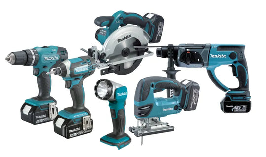 סט ליתיום 6 כלים MAKITA DLX6068T 18V