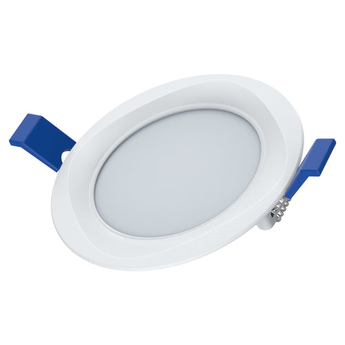 גוף תאורה לד עגול שקוע DISC קוטר 120 הספק 6W אור חם FETAYA