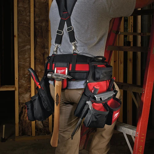 חגורת כלים לקבלנים עם רצועות גב Milwaukee 48228120 מילווקי