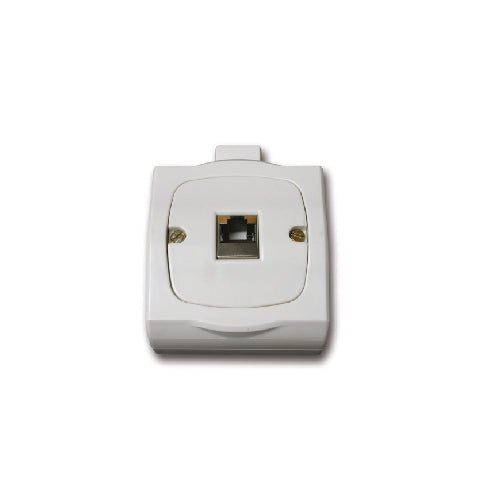 שקע מחשב RJ-45 YARDEN בצבע לבן FETAYA