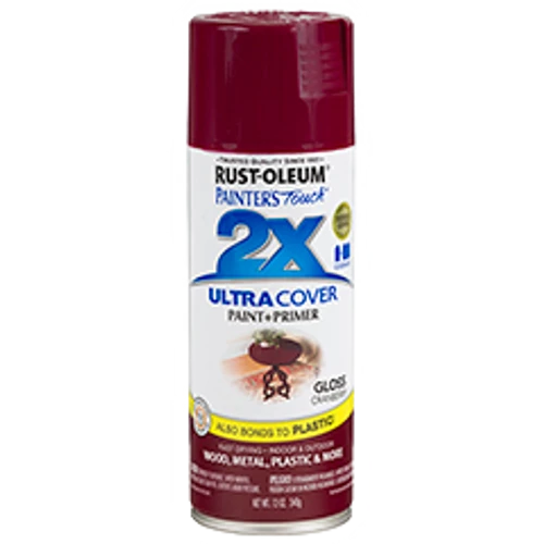ספריי צבע אוכמניות מבריק + יסוד - 2X ULTRA COVER Gloss Cranberry Rust-Oleum