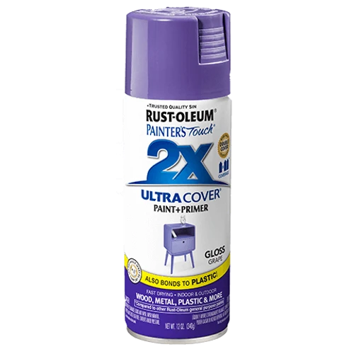 ספריי צבע סגול מבריק + יסוד - 2X ULTRA COVER Gloss Grape Rust-Oleum