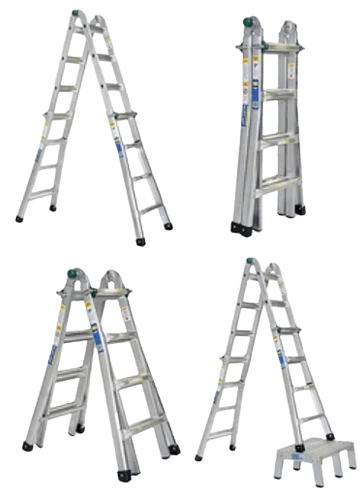 סולם אלומיניום טלסקופי 4X4 209904-2 סולמות חגית