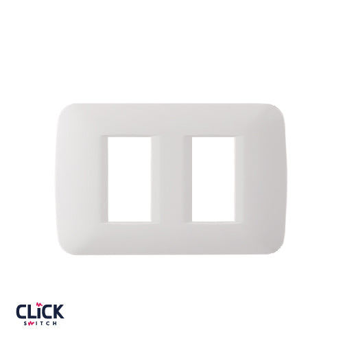 מסגרת CLICK מלבנית 2 מודול בצבע לבן FETAYA