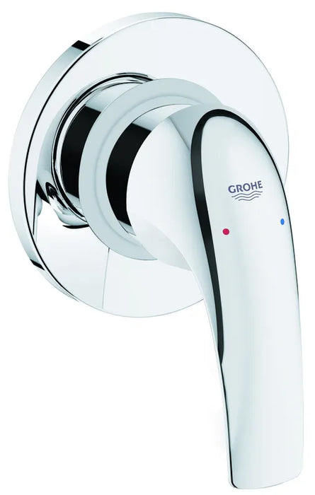 אינטרפוץ 3 דרך אובלי BAUCURVE כרום ניקל GROHE