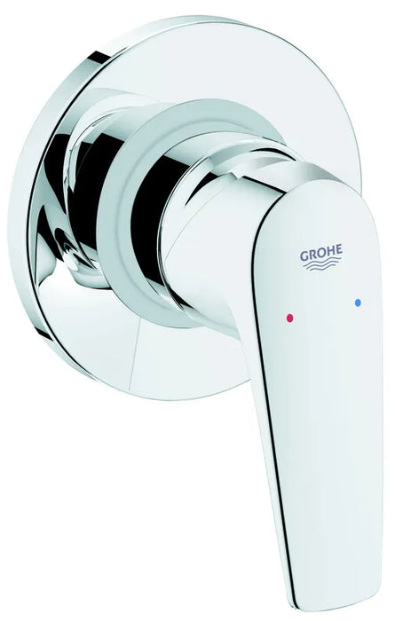 אינטרפוץ 3 דרך אובלי BAUFLOW כרום ניקל GROHE