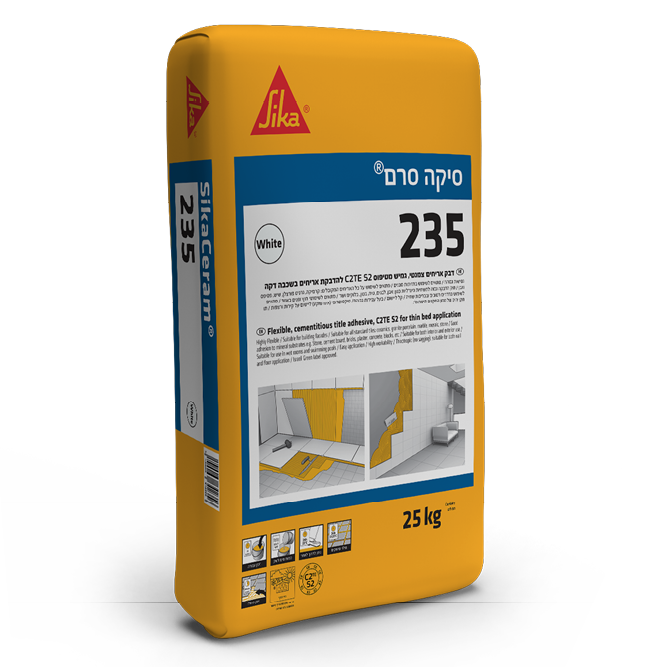 דבק קרמיקה סיקה 235 - sika