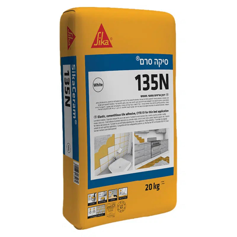 דבק קרמיקה סיקה 135 - sika