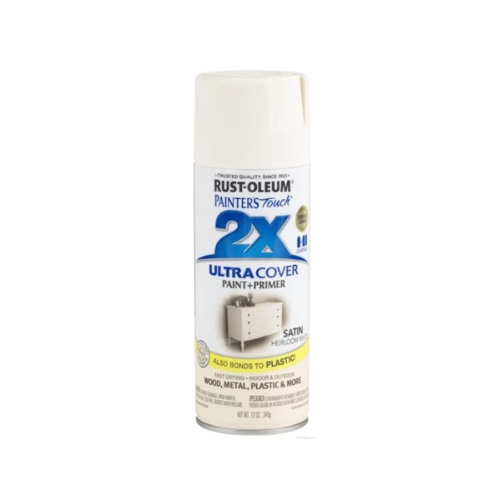 ספריי צבע שמנת משי + יסוד - 2X ULTRA COVER Rust-Oleum