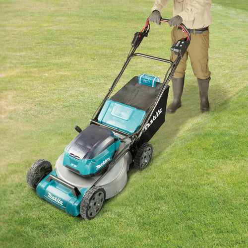 מכסחת דשא נטענת MAKITA DLM462Z 2X18V גוף בלבד! - תמונה 2