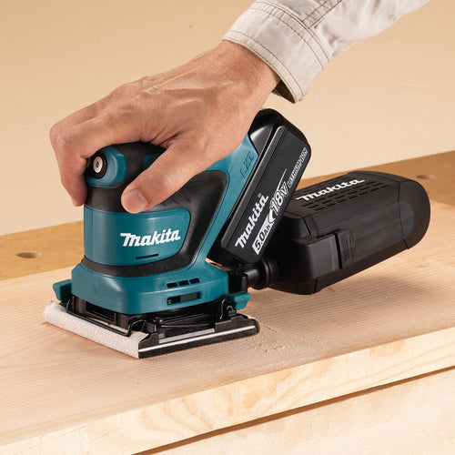 מלטשת רוטטת נטענת MAKITA DBO480Z 18V גוף בלבד! - תמונה 2