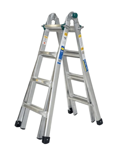 סולם אלומיניום טלסקופי 4X5 מטר 209905-2 חגית סולמות חגית
