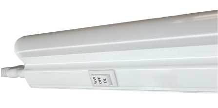 גוף תאורה פס לד עם מפסק 2CCT מסדרת MACRON הספק 4W FETAYA