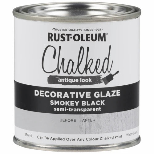צבע שאבי שיק שחור מעושן 236 מ"ל Rust-Oleum