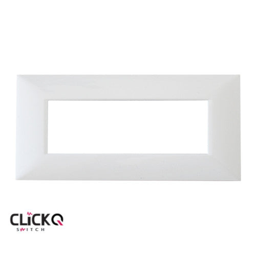 מסגרת 6 מודול מלבנית ישרה CLICK-Q בצבע לבן FETAYA