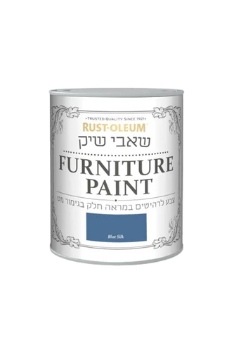 שאבי שיק- צבע כחול סילק לרהיטים במראה חלק בגימור מט 750 מ"ל Rust-Oleum
