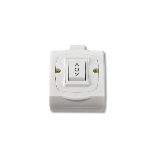 מפסק לתריס מואר רוקר YARDEN בצבע לבן מתח/זרם 230V/10A FETAYA