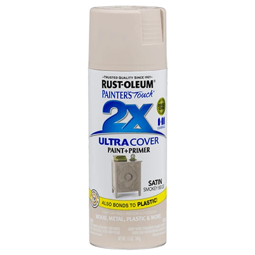 ספריי צבע שמנת מעושן + יסוד - 2X ULTRA COVER Smokey Beige Rust-Oleum