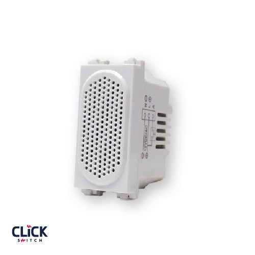 פעמון CLICK מודול 1 מתח/זרם 12V בצבע לבן FETAYA