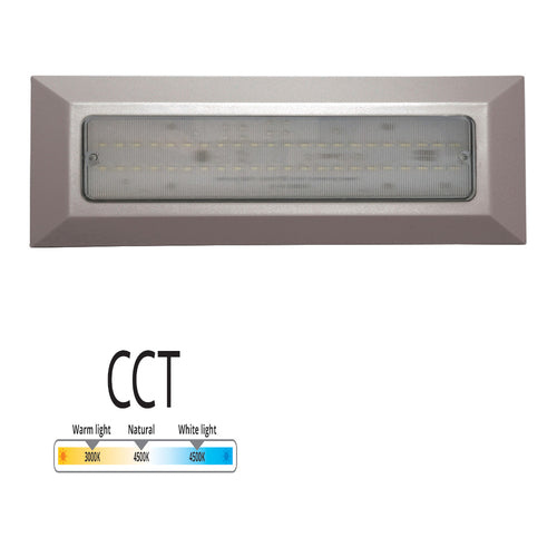 גוף תאורה שבילית לד מלבני הספק 4.4W מוגן IP65 גוון אור 30-45-65 כולל כוונון CCT FETAYA