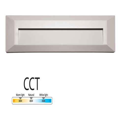 גוף תאורה שבילית לד מלבני הספק 3.5W מוגן IP65 גוון אור 30-45-65 DOWN LIGHT כולל כוונון CCT FETAYA